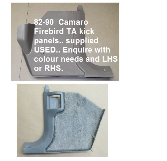 Kick Panel  82-90 Firebird Camaro - USED (ea)